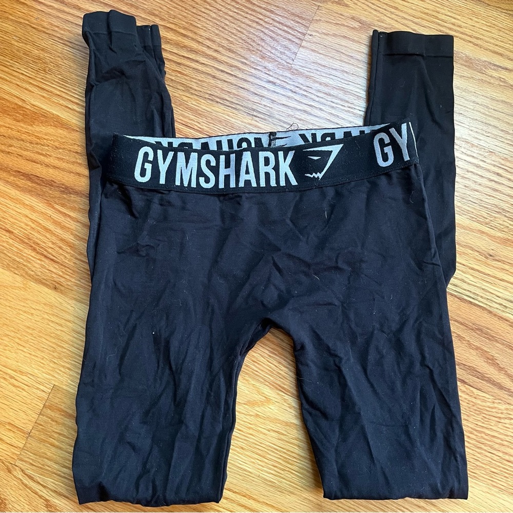 Gymshark black flex leggings likely size XS or S
